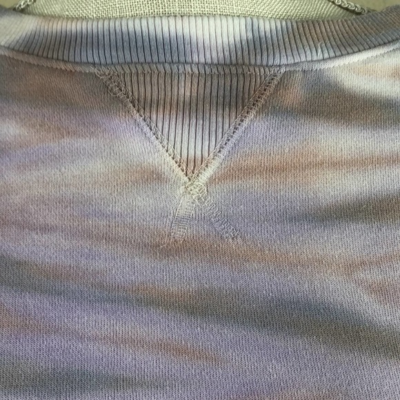 Aeropostale Tie Dye Cropped Sweatshirt - Picture 2 of 7